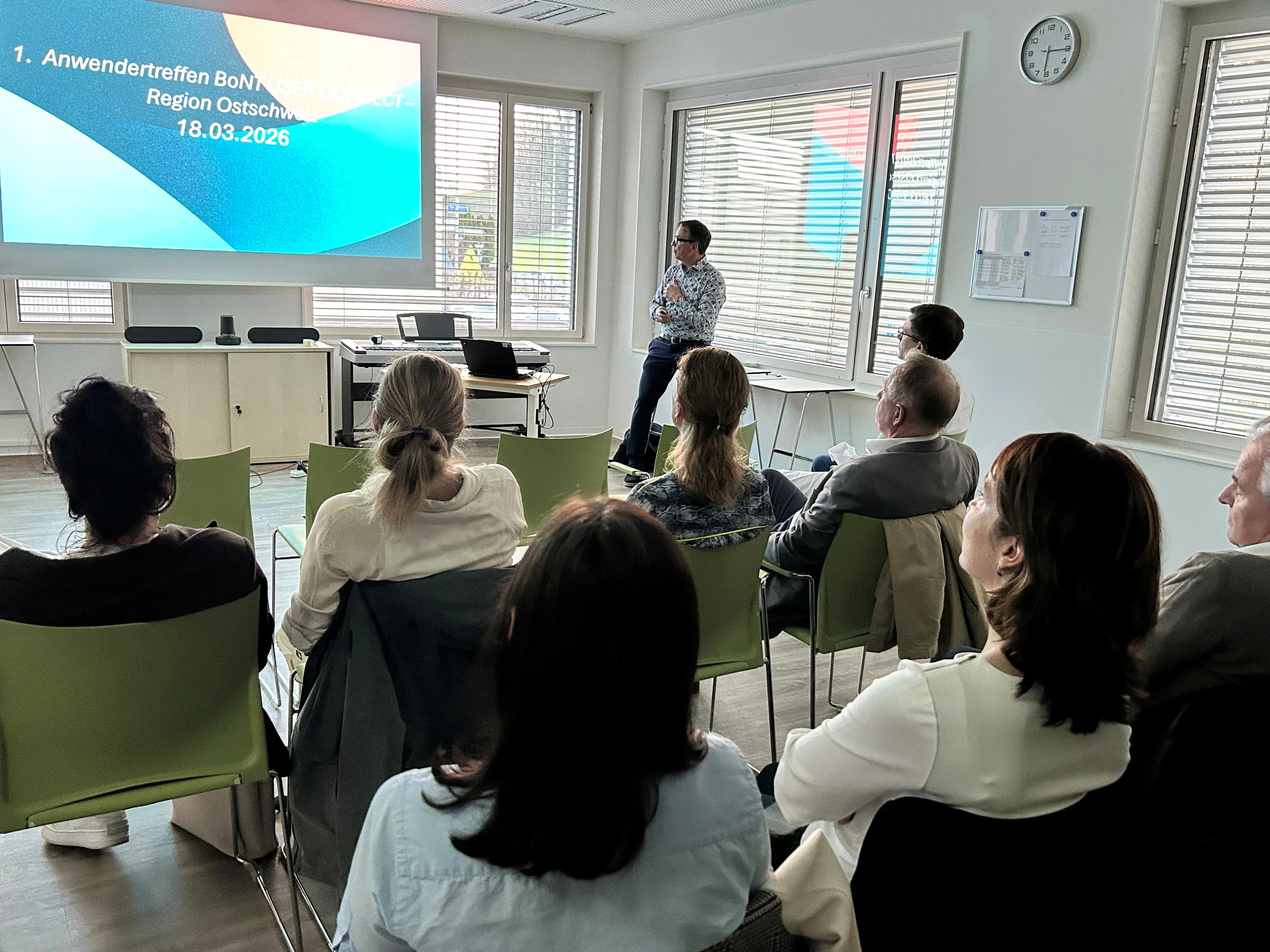 Anwendertreffen BoNT USER CONNECT Region Ostschweiz Rehaklinik Zihlschlacht