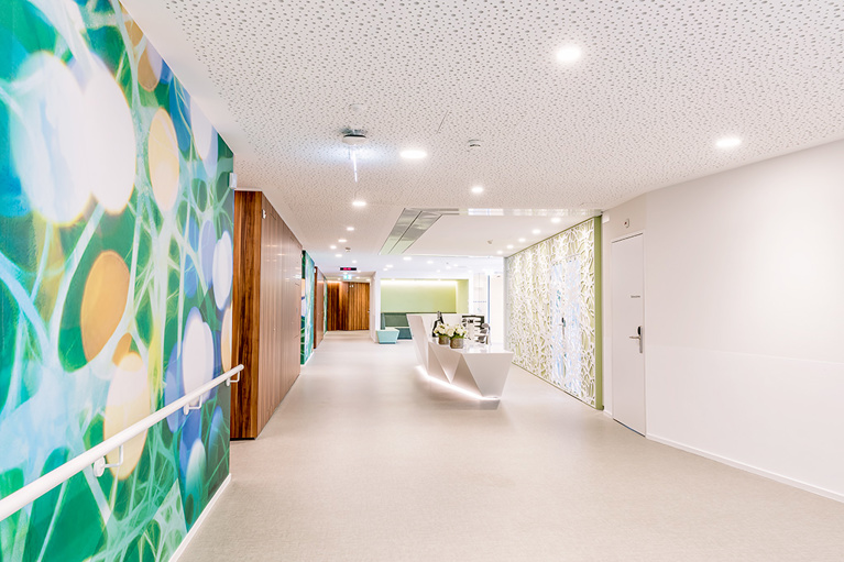 Flur der Privatstation Oasis